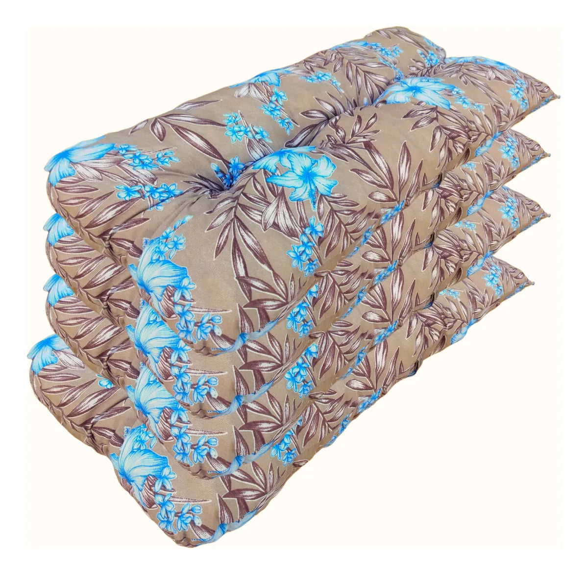 [BLACK FRIDAY] - KIT 1 Namoradeira, 2 Cadeiras Completo Orquídea AZUL + Brinde 1 Mesa Centro, 4 Almofadas P/ Jardim