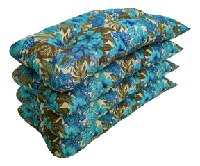 [BLACK FRIDAY] - KIT 1 Namoradeira, 2 Cadeiras Completo flor azul bonito+ Brinde 1 Mesa Centro, 4 Almofadas P/ Jardim