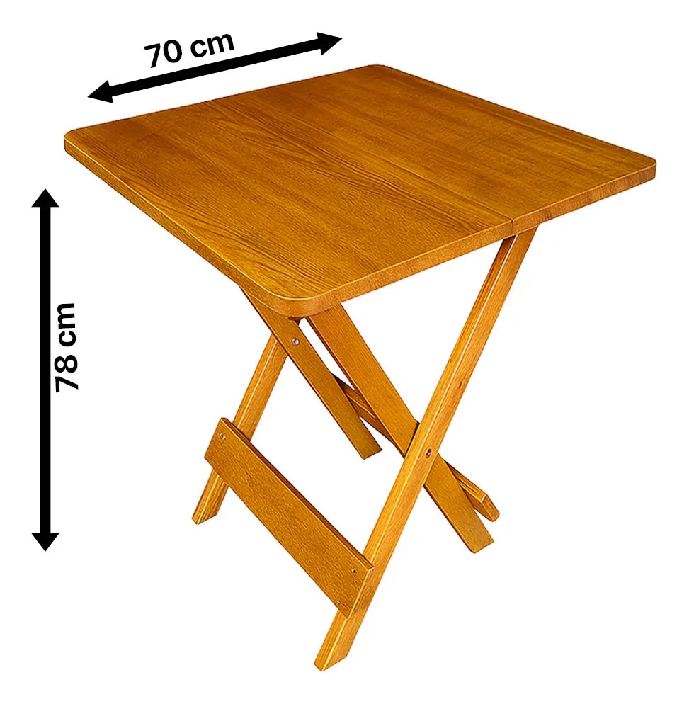 [BLACK FRIDAY] - Kit de Mesa Dobrável, 4 Cadeiras dobrável - MEL