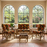 [BLACK FRIDAY] - KIT 1 Namoradeira, 2 Cadeiras Completo Fogo + Brinde 1 Mesa Centro, 4 Almofadas P/ Jardim