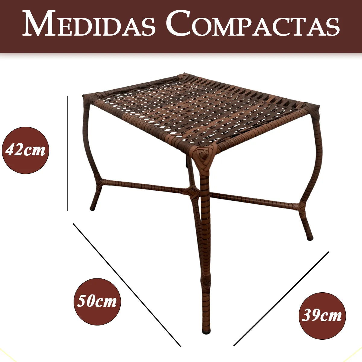 [BLACK FRIDAY] - Kit com 4 cadeiras de Fibra JUNCO Sintética de alta qualidade + 1 Mesa de fibra Brinde, Cor: AMÊNDOAS CHOCOLATE