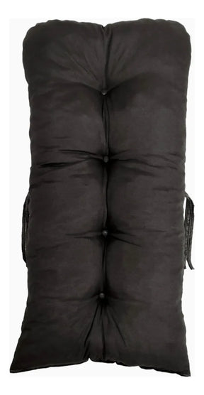 [BLACK FRIDAY] - KIT 1 Namoradeira, 2 Cadeiras Completo PRETO + Brinde 1 Mesa Centro, 4 Almofadas P/ Jardim