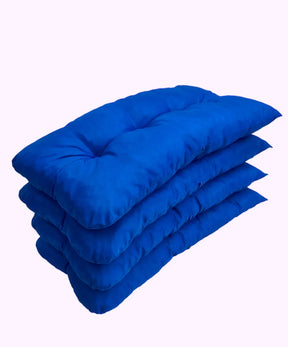 [BLACK FRIDAY] - KIT 1 Namoradeira, 2 Cadeiras Completo AZUL + Brinde 1 Mesa Centro, 4 Almofadas P/ Jardim