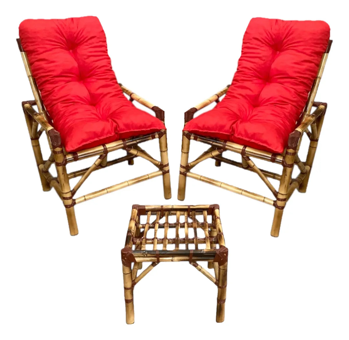 [BLACK FRIDAY] - KIT 1 Namoradeira, 2 Cadeiras Completo Vermelho + Brinde Exclusivo