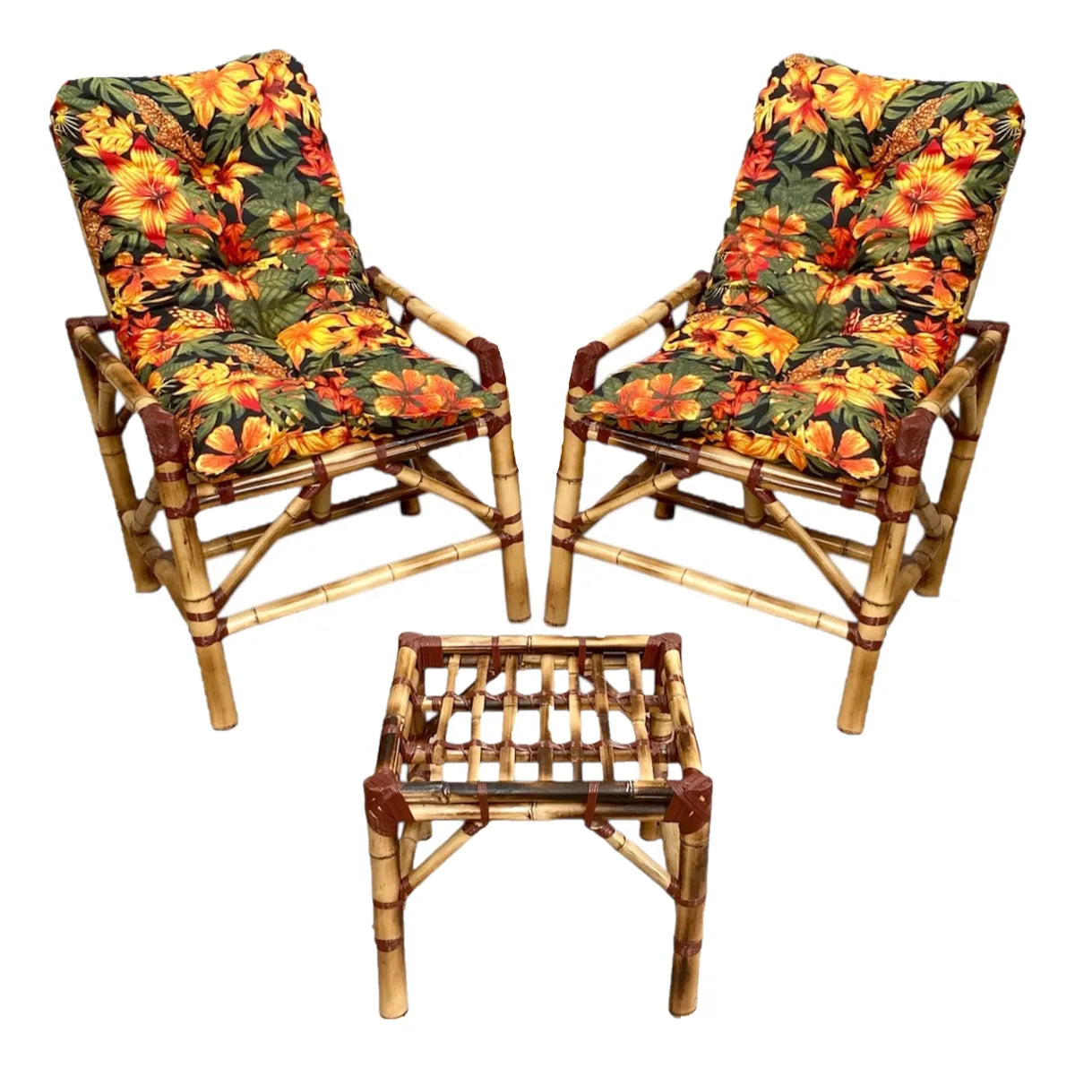 [BLACK FRIDAY] - KIT 1 Namoradeira, 2 Cadeiras Completo Fogo + Brinde 1 Mesa Centro, 4 Almofadas P/ Jardim