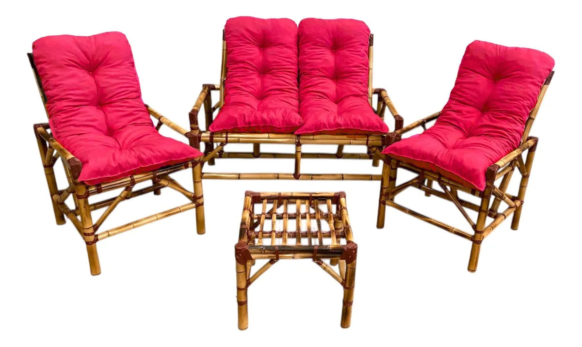 [BLACK FRIDAY] - KIT 1 Namoradeira, 2 Cadeiras Completo Rosa + Brinde Exclusivo