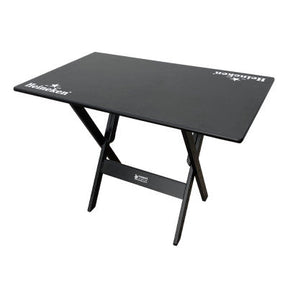 [BLACK FRIDAY] - Kit de Mesa Dobrável 110x70cm, 6 Cadeiras dobrável, Heineken PRETA- Madeira maciça